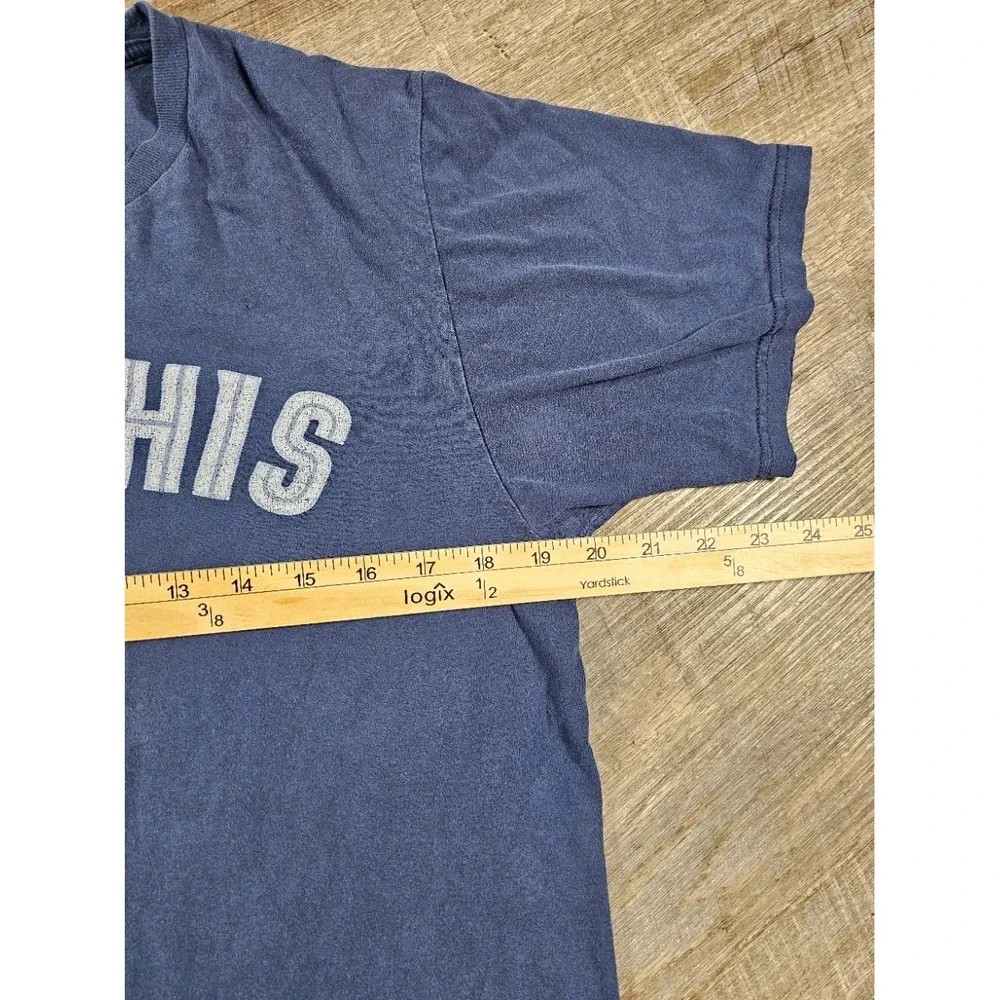 Adidas Memphis Grizzlies Mike Conley 11 NBA T-Shirt Mens Large Navy Blue Cotton